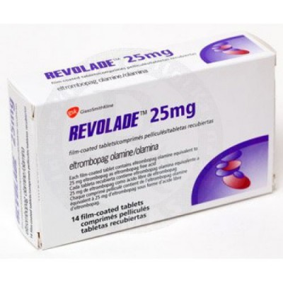 Фото препарата Револейд Revolade 25 мг/14 таблеток
